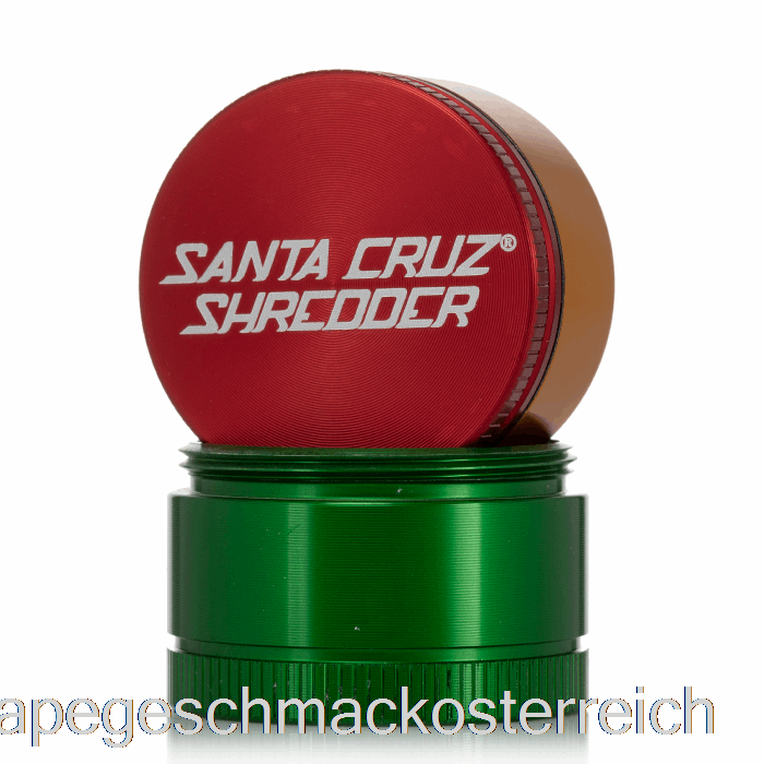 Santa Cruz Shredder 1,6 Zoll Kleiner 3-teiliger Grinder Rasta (40 Mm) Vape-Geschmack